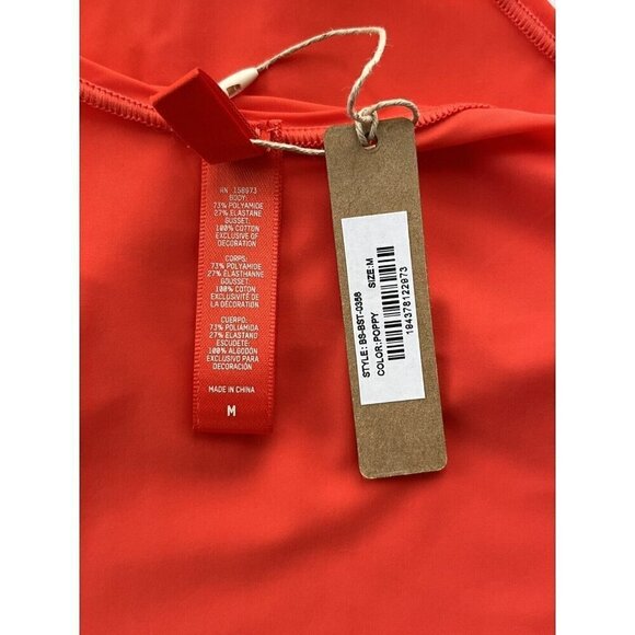 Skims Poppy Jelly Sheer Crew Neck Bodysuit Sleeveless Bodysuit Size M - Picture 4 of 10